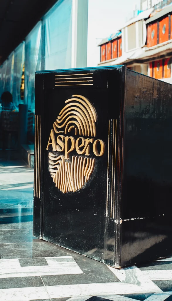 Aspero menu